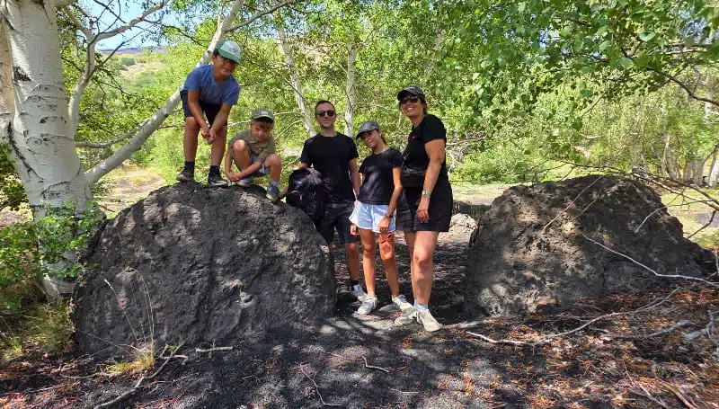 Monti Sartorius Family Craters Walk - Easy circular Etna walk for families through birch forests, old lava fields, and the 1865 Sartorius side craters. Monti Sartorius Family Craters Walk